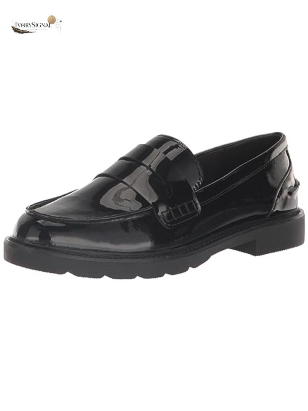 Anne Klein Emmylou Slip-On Loafers Patent Leather Women's Shoes